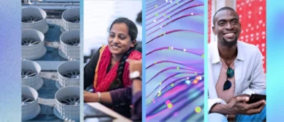 En man och en kvinna ler