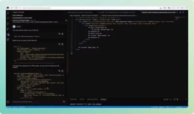 En skärmbild av kodredigeraren på en dator