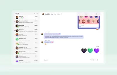 A chat window displaying various chat messages from different users.