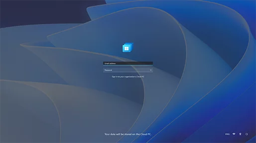 Tela de entrada do Windows